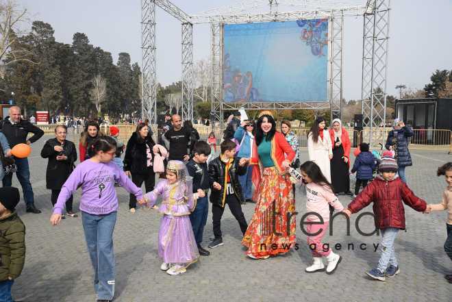 Bakıda Novruz bayramı qeyd olunur Azərbaycan Bakı 20 mart 2023
